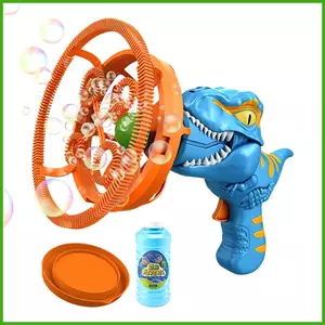 Máy bong bóng Hoạt động bằng pin Thiết kế khủng long vui nhộn Máy phun bọt mùa hè Máy thổi bong bóng cho bữa tiệc sinh nhật sân nhà wipqsvn