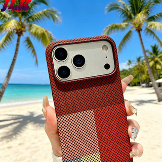 [JLK] Ốp lưng nam châm PC vân sợi carbon sạc không dây không viền cho Iphone 17 Air 16 15 14 Plus 13 12 Pro Max Ốp điện thoại từ tính họa tiết sợi Vỏ không khung dây