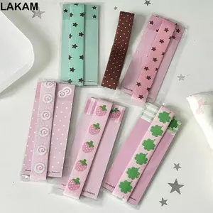 Dây đeo đàn hồi LAKAM, Máy tính xách tay lá rời Dây đeo máy tính xách tay ngôi sao dễ thương, Dây đeo sổ lưu niệm trang trí DIY có thể điều chỉnh Kawaii cho máy tính xách tay kế hoạch A7 M5