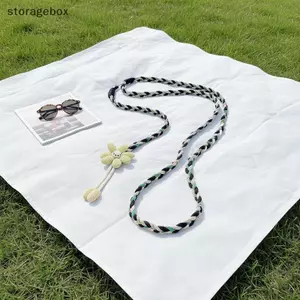 Dây buộc dài thiết kế hướng dương thoải mái có xoắn Thích hợp cho điện thoại và giá đỡ chìa khóa Đẹp