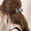 < YEI > Kẹp Tóc Kẻ Sọc Kim Cương Ngọt Ngào Thời Trang Hàn Quốc Kẹp Cá Mập Cho Nữ An Toàn Cho Tóc Thi Và Mỏng Mới