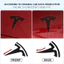Cho Tesla Model 3 Chế Độ Y Hợp Kim Kẽm Xe Phía Trước Hood Logo Miếng Dán Tạo Kiểu Thân Xe Phía Sau Thân Xe Biểu Tượng Với Radian Phụ Kiện