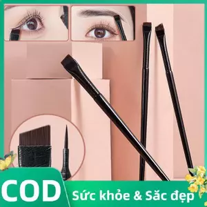Trong Kho Xách Tay Angled Lông Mày Đường Viền Bàn Chải Bút Kẻ Mắt Trang Điểm Công Cụ Cho Phụ Nữ Cá Tuyết