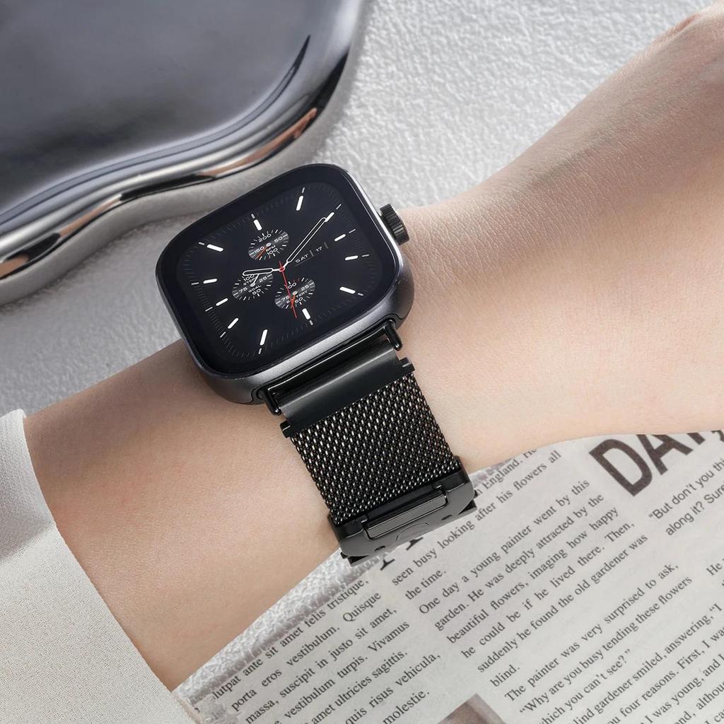 Kim loại starp Cho Redmi Watch 6 5 4 Vòng đeo tay bằng thép không gỉ cho phụ kiện dây đeo Mi Band 10 Pro / 8 Pro / 9 Pro