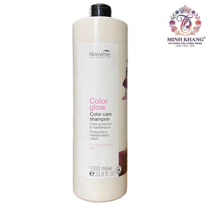 Dầu gội siêu dưỡng và phục hồi tóc nhuộm ColorGlow Shampoo Nouvelle 1000ml [ MK ]