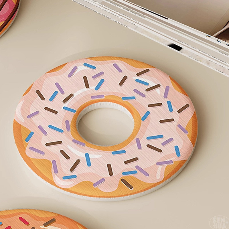 Đế lót ly donut diatomite thấm nước khô nhanh 10cm dày 9mm chống nóng lót cốc bàn trà cafe nước lạnh không ướt bàn