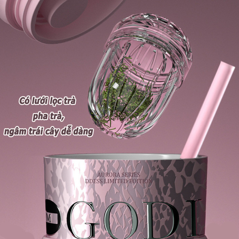 Bình Giữ Nhiệt  Lòng Gốm Dung,710ml,316 Cốc giữ nhiệt bằng thép không gỉ,giữ nhiệt lâu 12-24h,Nắp Chống Tràn