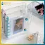 BVY Office Professional PVC Bìa mềm Tạp chí Chất kết dính hai nút Thiết kế trong suốt để sử dụng cá nhân.