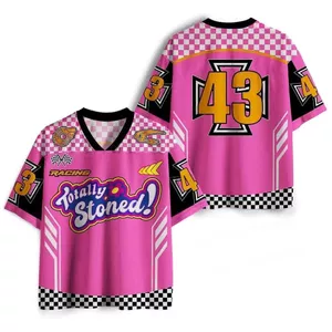 2026 New Jersey Thể Thao Ngắn Tay Cổ Chữ V Ngắn Tay Áo Thun Thể Thao Thời Trang In 3D Nhanh Khô Thể Thao