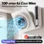Quạt sạc LACYESUK, luồng khí mạnh mẽ Quạt treo tường có thể điều chỉnh cấp độ, Thiết kế 2 trong 1 Chức năng hẹn giờ pin 2000mAh Kết cấu nhựa Quạt để bàn Sử dụng trong nhà