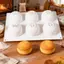 HL 6-Cell Blueberry Hoặc Raspberry Thiết Kế Bánh Mousse Trái Cây Pháp Khuôn Bánh Silicon Khuôn Bánh Pudding Socola Món Tráng Miệng Dụng Cụ Nướng Bánh LMWU
