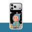Ốp điện thoại cứng hình cậu bé trong mưa từ tính cho iPhone 17 16 Pro 15 14 Pro Max Vỏ bảo vệ mờ mờ mờ trong suốt