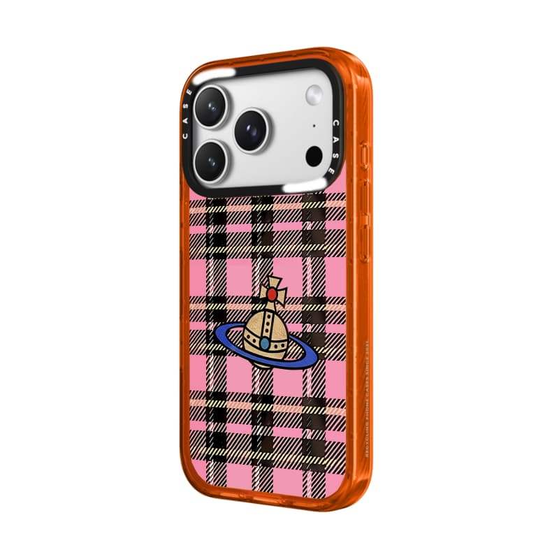 CASECASE X Họa Tiết Vải Hồng Cam / Đỏ / Perri Bộ Sưu Tập Kẹo Tím Màu Trong Suốt Cứng Hút Từ Tính Tác Động Cho Apple IPhone 13 14 15 16 17Pro Max Plus Có Hộp