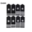 KUZHEN 1 Cặp Trang Trí Quần Áo Epaulettes Pentagram Epaulet Phi Công Chuyên Nghiệp Đồng Phục Epaulet Thủ Công Huy Hiệu Vai DIY Phụ Kiện HOT