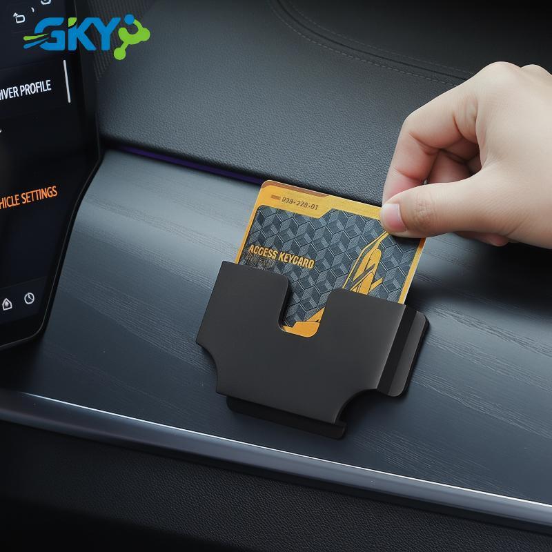 Hộp đựng thẻ ô tô đa năng GKY Hộp lưu trữ di động đa chức năng dành cho danh thiếp Thiết kế hiệp ước ID cho nội thất ô tô Văn phòng GKY