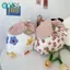 GHX Túi Ăn Trưa Cotton Bento Túi Dã Ngoại Tote Dễ Thương Sinh Thái Nhỏ Túi Xách Di Động Tai Thỏ Túi Bảo Quản Thực Phẩm Dành Cho Nữ Trẻ Em VN