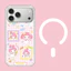 Ốp điện thoại mờ từ tính hoạt hình cho iPhone 17 16 Pro 15 14 Pro Max Vỏ bảo vệ mờ cứng