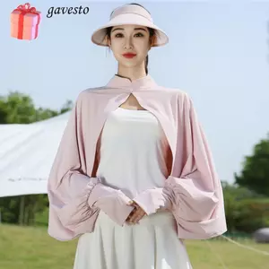 Tay áo mùa hè GAVESTO, Tay lái xe bằng lụa băng thoáng khí, Khăn choàng thể thao chống nắng Khăn choàng đi bộ đường dài