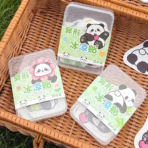 Miếng Dán Làm Mát Trẻ Em 8 Miếng Dán Đá Tức Thì Lâu Dài Trẻ Em Ice Pack Miếng Dán Đau Đầu Cho Du Lịch Ngoài Trời saixit2vn