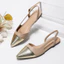 Giày nữ cỡ lớn 41-44, dép kaki mũi nhọn thời trang và thanh lịch