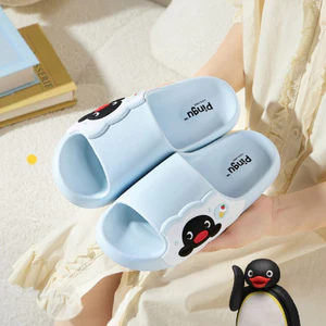 Spike Price Chính Hãng PINGU Dép Đi Trong Nhà Vui Nhộn Chim Cánh Cụt Dễ Thương Gia Đình Hoạt Hình Dép Chống Trơn Trượt Quà Tặng Có Giá Trị Cao