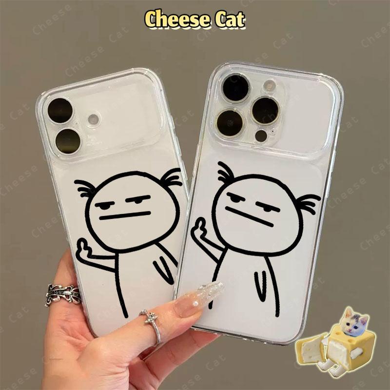 Ốp điện thoại bảo vệ ống kính trọn gói hình cặp đôi ngộ nghĩnh cho iPhone Xs XR 13 14 15 Plus 16 12 11 17 Pro Max