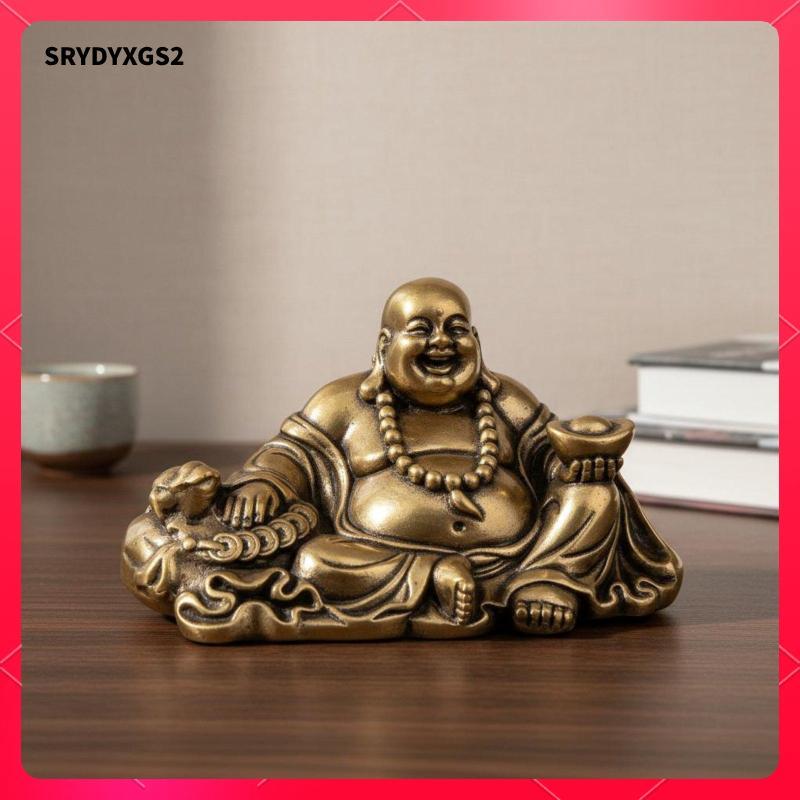 Thủ Công Bằng Đồng Tượng Phật Vui Vẻ Hình Phật Giáo Trang Trí Nhà Phật Trang Trí Nhà Cửa Cho Không Gian Bàn May Mắn