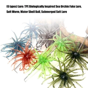 Exhila 6 Mồi Câu Cá Urchin Biển Có Phao Mềm Nổi Swimbait Cho Nước Ngọt Và Nước Mặn Câu Cá Bền Đẹp