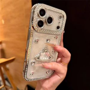 Ốp Điện Thoại Sao Thổ Ba Chiều Hàng Sẵn Có KT Cat Thích Hợp Cho iPhone17promax Vỏ Điện Thoại Cao Cấp Bao Gồm Tất Cả Thích Hợp Cho iPhone16pro Phong Cách Mới