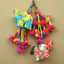 Nhiều Màu Sắc Vải Bé Voi Lông Bóng Móc Khóa Mặt Dây Chuyền Trung Quốc Vân Nam Dân Tộc Phong Cách Handmade Dễ Thương Pompom Túi Mặt Dây Chuyền