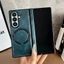 Ốp Điện Thoại Da Thuần Chay Sang Trọng Retro Trơn Cho Samsung Galaxy Z Fold 7 Z Fold 6 Z Fold 5 Z Fold 4 Z Fold 3 Ốp Lưng Chống Sốc