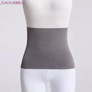JUNYUE88US Hỗ trợ thắt lưng giữ nhiệt bằng vải cotton co giãn, Hỗ trợ thắt lưng giữ nhiệt mùa đông ấm hơn, Vải cotton giữ nhiệt đàn hồi cao Thắt lưng cotton co giãn cao Thể dục