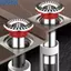 <cosyh>Circular Shower Drain Effective Hair Blockage Heavy Daily Use Sealed Design