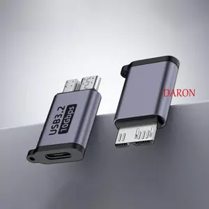 Bộ chuyển đổi nữ DARON Type C, Bộ chuyển đổi Micro B USB3.0 tốc độ cao, Bộ chuyển dữ liệu từ nam sang loại C Type-C USB3.0 Micro B Connector Điện thoại di động