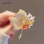 AqToCna Tinh Tế Sang Trọng Lá le Trâm Dành Cho Nữ Cảm Giác Cao Cấp Kim Cương Giả Corsage Phù Hợp Với Ve Áo Chân Quần Áo Phụ Kiện Quà Tặng AqToCna