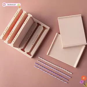 BEABOUT Clay Strip Rolling Mold, 0.5-5mm DIY Hand Rolling Polymer Clay Tool, Nhẹ Thiết Thực Dễ Dàng Hoạt Động Đa Độ Dày Gốm Cán Dụng Cụ Vòng Tay Thủ Công