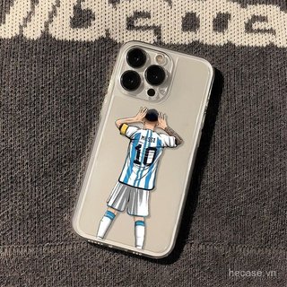 Ốp Điện Thoại Hợp Thời Trang Người Yêu Bóng Đá Thích Hợp Cho iPhone 11promax 12pro 13pro 14pro 12 13 14 15 16 pro max 17promax 15promax Ốp Trong Suốt Chống Sốc