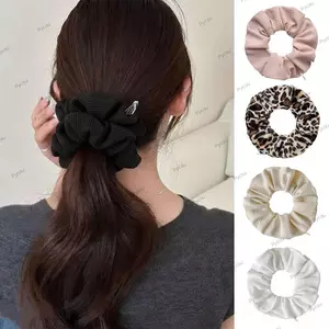 PYCOU Scrunchie, có dây buộc tóc chống trộm có túi ẩn, vải mềm hợp thời trang Stash Scrunchie