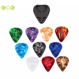 10 Chiếc Plectrums 1 Pi Giá Đỡ Điện Celluloid Acoustic Guitar Pis Nhiều Màu Sắc Đẹp