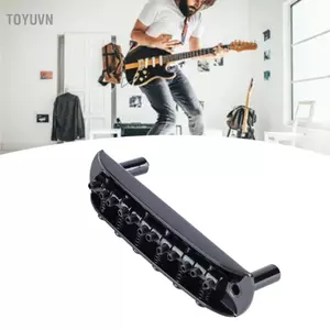Toyuvn Cầu đàn Guitar điện Khả năng điều chỉnh Cường độ cao Dễ dàng lắp đặt Sắt Hợp kim kẽm Đuôi lăn Yên xe Chuyển rung động tuyệt vời cho bữa tiệc