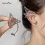 AqToCna Elf Tai Rỗng Kẹp Tai Bông Tai Đơn Giản Thoáng Mát Tinh Tai Phác Thảo Vòng Tai Hợp Kim Không Xuyên Tai Kẹp Phù Hợp Với Tai Treo Trang Sức AqToCna