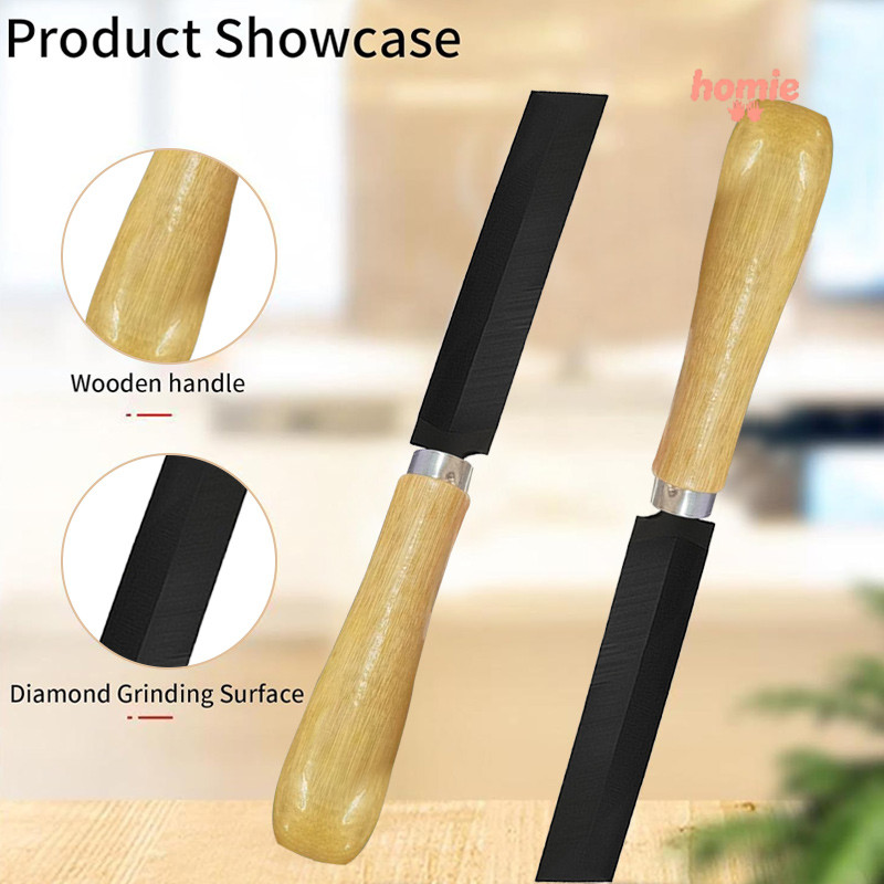 Dũa kim cương cán gỗ, dũa cưa, dụng cụ mài gỗ, lưỡi cưa