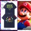 Nintendo Super Mario Mario Game Hàng Hóa Ngắn Tay Nam Nữ Mùa Hè Cotton Nguyên Chất Phù Hợp Với 2023 Áo Thun Phong Cách Mới