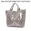 Túi Tote PVC OLVIDO dành cho nữ, Túi xách nhựa chống thấm nước sọc, Tay cầm lớn chất lượng cao in họa tiết da báo Túi đi biển dung tích lớn dành cho du lịch