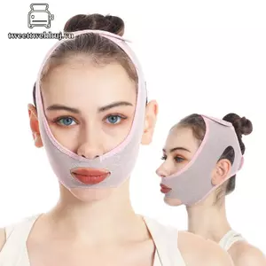 Nhíp Nâng Mặt V Shaper Mặt nạ Giảm Béo Mặt Băng Chin Cheek Nâng Lên Đai Chống Nhăn Dây Làm Đẹp Ne Mỏng Nâng Mặt Dụng Cụ Chăm Sóc Mặt VN