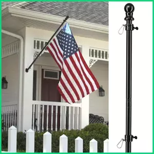 Kim Loại Cột Cờ Ngoài Trời Cột Cờ 5 Ft Miễn Phí Cờ Cực Bộ Biểu Ngữ Có Thể Điều Chỉnh Cực Giá Đỡ Chịu Thời Tiết Cột Cờ jiwvn