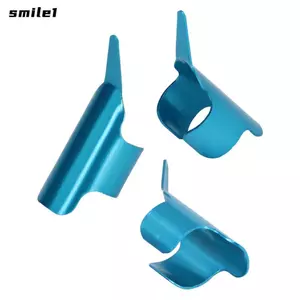 SMILE 3 Miếng Bảo Vệ Ngón Tay Thimble, Nhôm Thiết Kế Công Thái May Thimble, Thiết Thực Hình Dạng Côn Bảo Vệ Ngón Tay Cái Thêu Tay