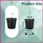 Chậu ươm cây 100 miếng có lỗ cấy trồng cây Kiểm soát rễ thoáng khí Chậu trồng nhỏ shopidaevn