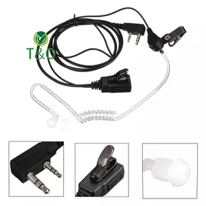 Tai nghe kiểu FBI Tai nghe Tai nghe Mic Security Radio Walkie Talkie Pro 2 Pin [mới]