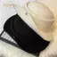 PNPIA- Pháp Hepburn Phong Cách Thanh Lịch Top Mũ Nữ Thu Đông Quấn Cạnh Len Mũ Thời Trang Người Cá Mũ